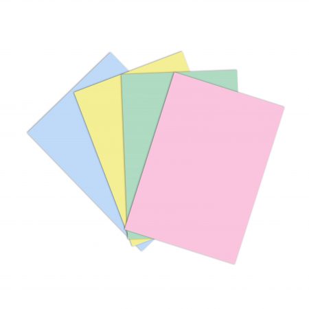 Chemise Bristol couleurs pastels - Paquet de 100