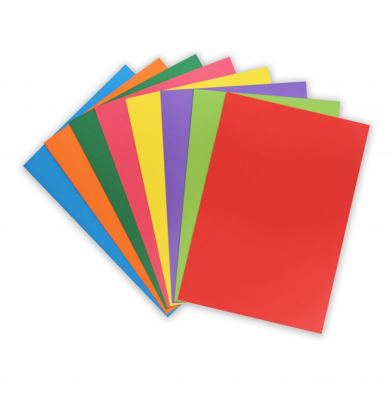 Chemise papier cartonné différentes couleurs