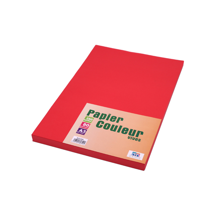 Papier couleurs vives – A3 – 250 Feuilles