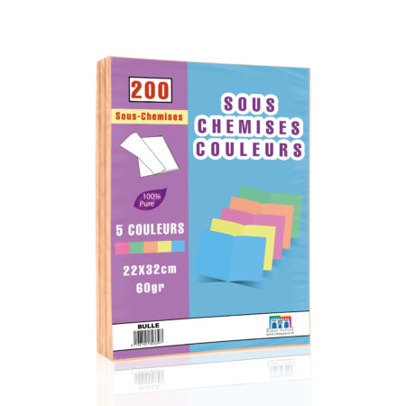 Sous chemise Bulle - Paquet de 200