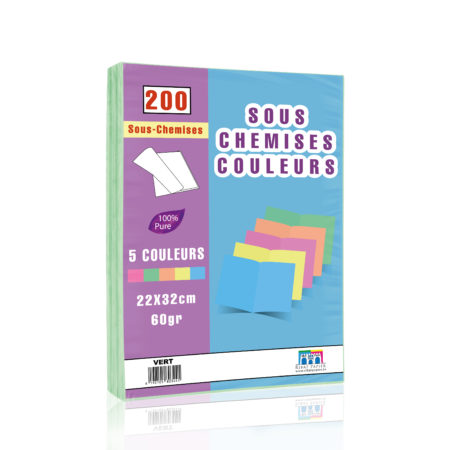 Sous chemise Vert - Paquet de 200