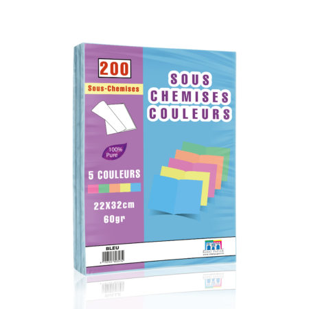 Sous chemise Bleu - Paquet de 200